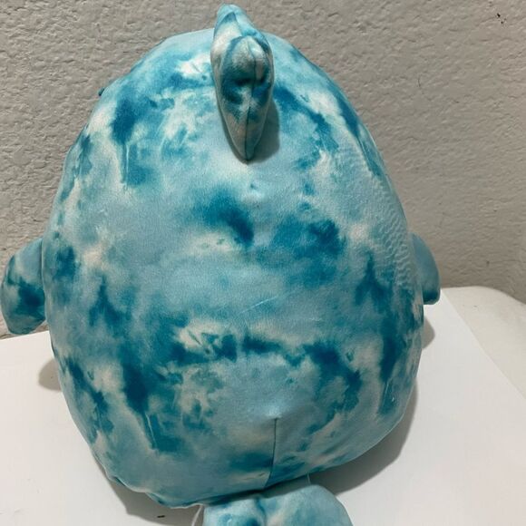 Squishmallows NWOT 12” Danika the Blue Crinkle Tie-Dye Dolphin First to Market! - Picture 3 of 5